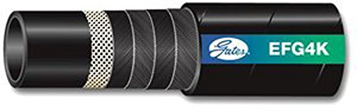 Gates Synthetic Rubber 10EFG4K-MTFXCTN Spiral Wire Hose, SAE 100R12, MegaTuff Cover, 100' Length, 0.63" ID, 4000 Working PSI, 40°F to +250°F Temperature Range