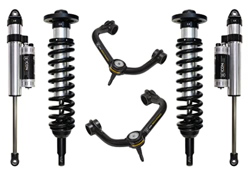 ICON, Stage 4 Suspension System, 0-2.63" Lift, Tubular UCA, Compatible with 2004-08 Ford F150 2WD, K93033T