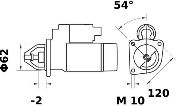 Eorig Mahle Grinding MS 184 Starter