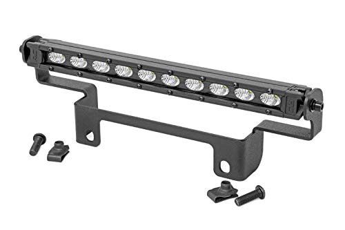 10" LED Light Bar Rough Country Bumper Kit for Honda Pioneer 1000-10-in LED Bar, Spot Lens