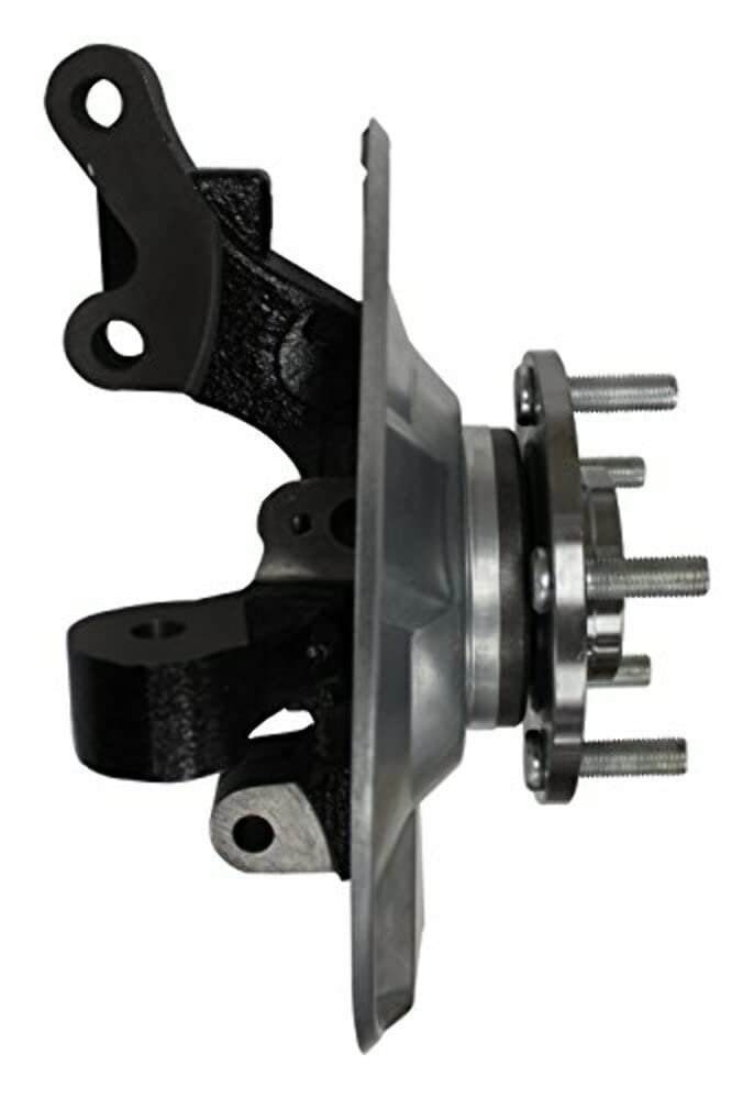 Steering Knuckle and Hub Assembly Crown Automotive 68088498AD, Black Silver