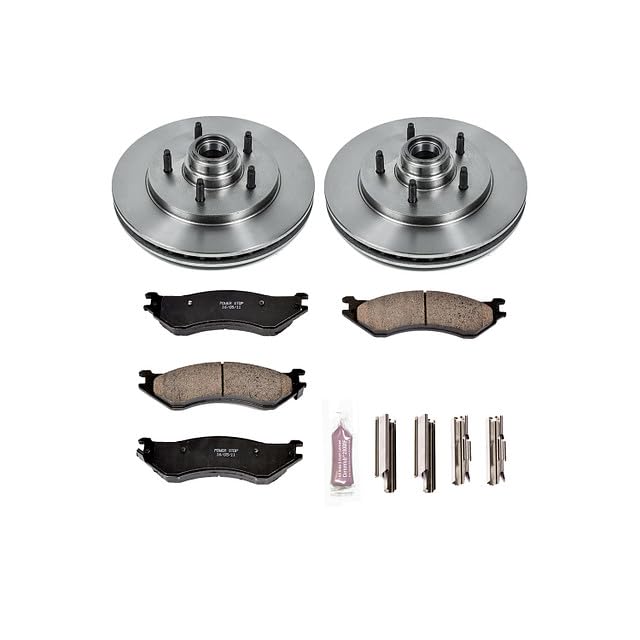 POWERSTOP Autospecialty KOE1878 Front Replacement Brake Kit-OE Brake Rotors & Ceramic Brake Pads