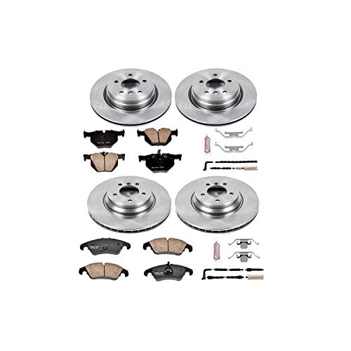 Power Stop Autospecialty KOE5777 Front and Rear Replacement Brake Kit-OE Brake Rotors & Ceramic Brake Pads