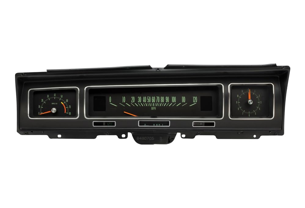 Dakota Digital RTX Gauge Instrument System RTX-68C-IMP-X Compatible with Chevy 1968 Caprice/Impala