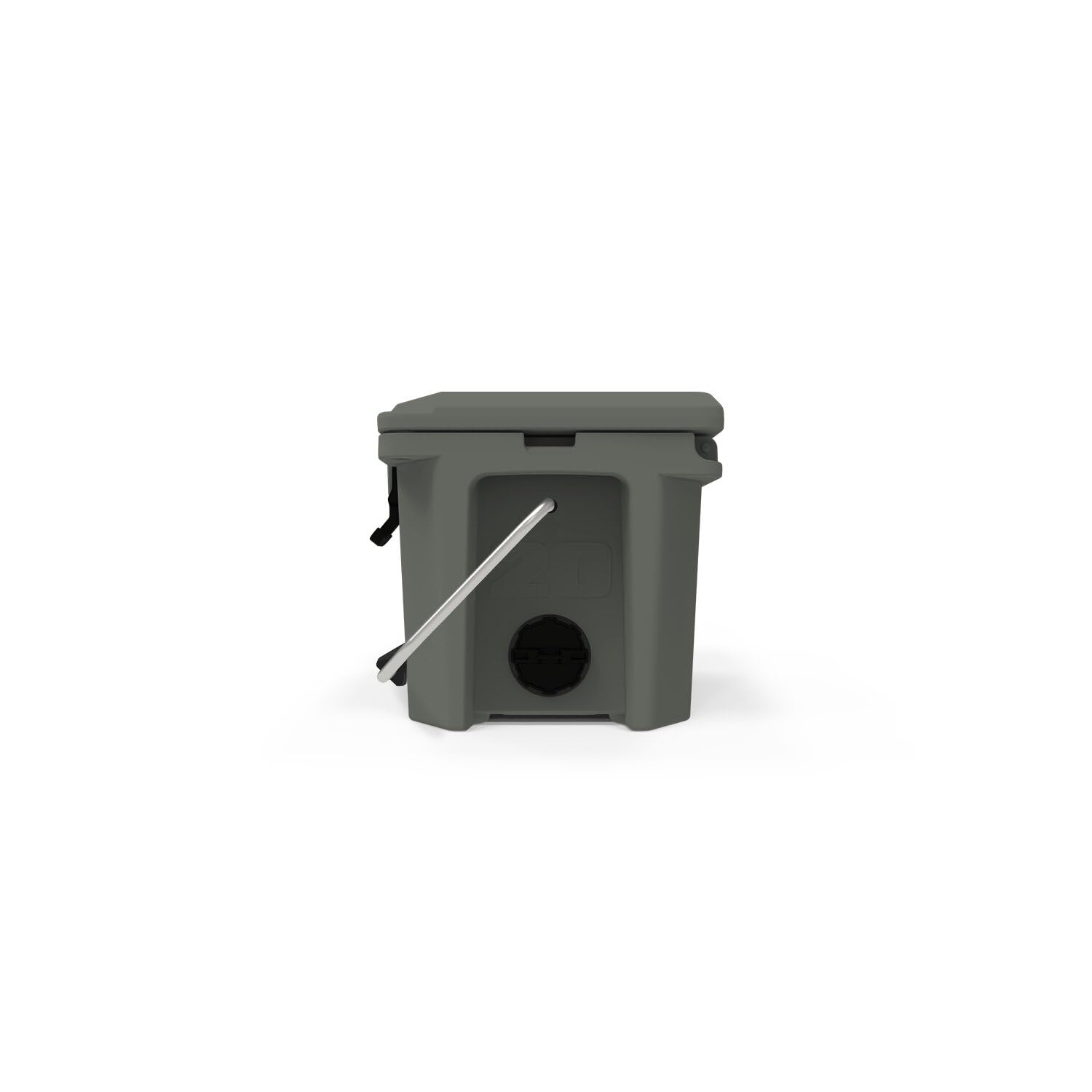 20 Cooler Grizzly, 20 qt Ice Chest Durable Rotomolded Insulated, Made in USA, Warranty for Life, for Beach Boat Camping Fishing Hunting, G20, Lunar Green