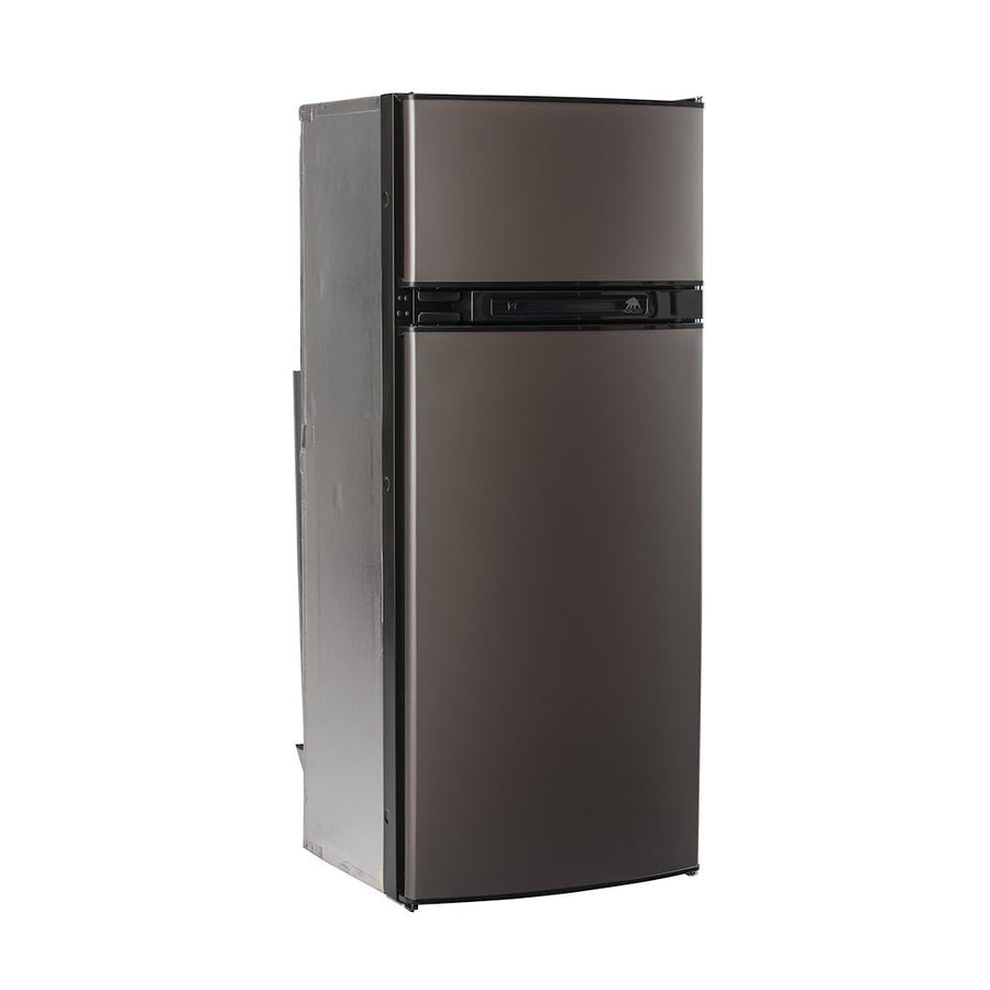 Norcold 3.7 cu. ft. N3150AGL Refrigerator 2 Door (3-Way AC/LP Euro, Left Hand Door Auto LCD Control Grey Doors)