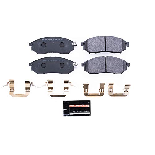 Power Stop Track Day Spec PSA-888 Front Ceramic Brake Pads For EX35 E G25 G35 G37 M35 M35h M37 M45 M45 M56 INFINITI Q45 Q70 Q70L QX50 QX70 350Z 370Z Murano Pathfinder [Model Specific]