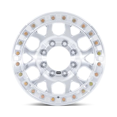 KMC KM450 Forged Mesa Beadlock 17x9 8x6.5" -12mm Machined Wheel Rim 17" Inch KM450DX17908012N