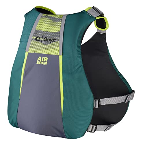 Air Span Onyx Angler Life Jacket, Green, XS/SM
