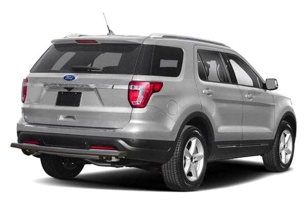 Peerless Black Horse Rear Bumper Guard Matte Black Compatible with 2011-2019 Ford Explorer-PRB1F1