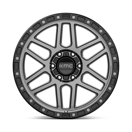 MESA KMC Wheels 17X8.5 6X1354.75 0mm SATIN BLACK WITH GRAY TINT - KM54478563400