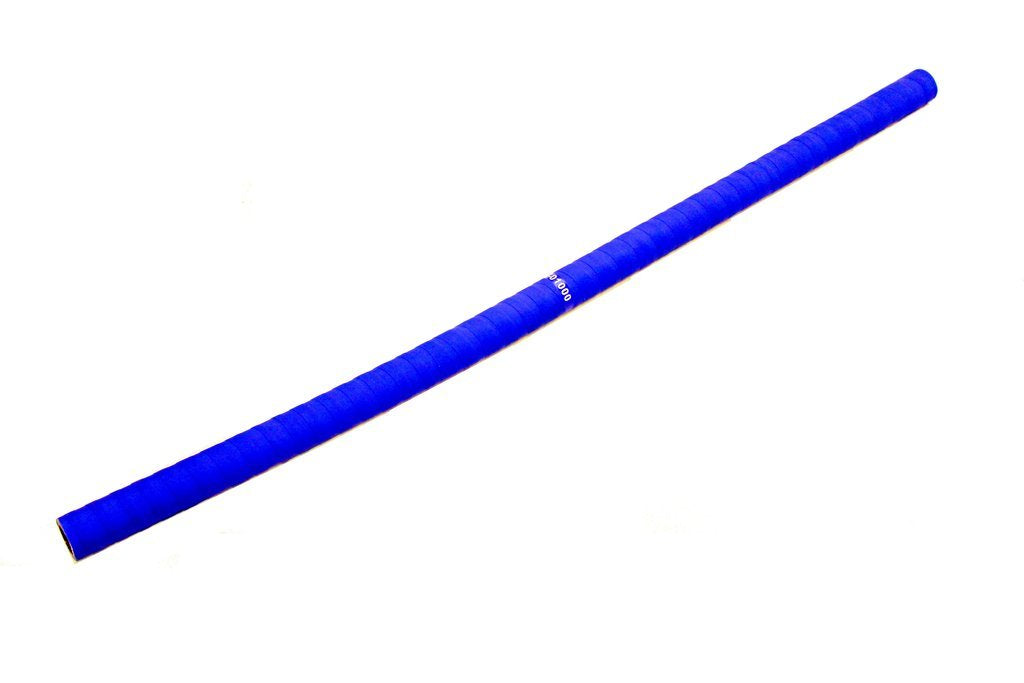 HPS Silicone HTST-100-BLUE High Temperature 4-ply Reinforced Tube Coupler Hose, 90 PSI Maximum Pressure, 12" Length, 1" ID, Blue