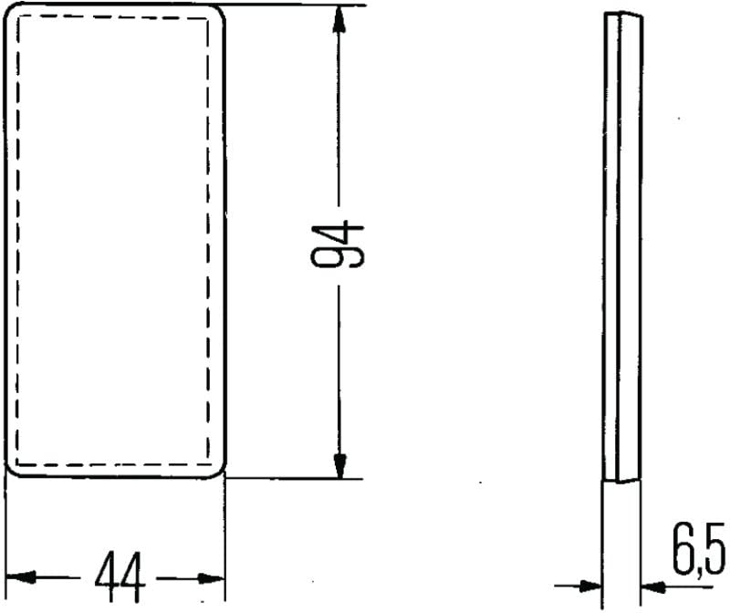 Hella Re-Refl 003326041 Amb Adhesive Sae/Ece 3326