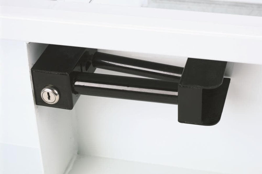 Jobox Delta 661980 48" x 12" x 9" Tall Storall Steel Compartment Drawer Unit