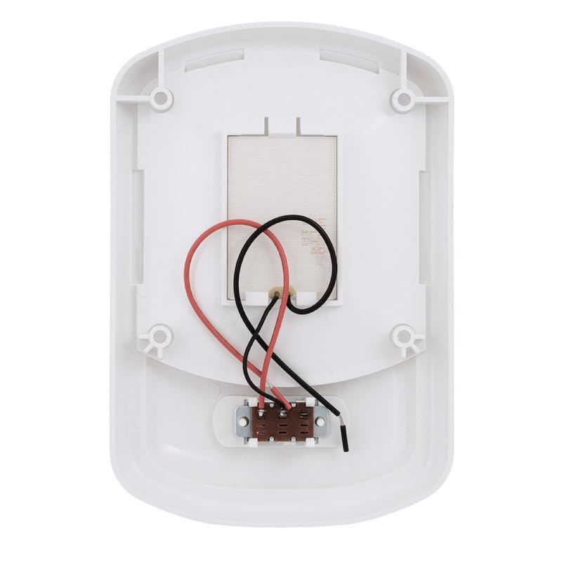 LED Ceiling Arcon Single Light 12V Euro-Style Soft White Dome Fixture with White Lens Easy On/Off Switch Compact Interior Lighting for RV Camper Trailer Arcon 20713N