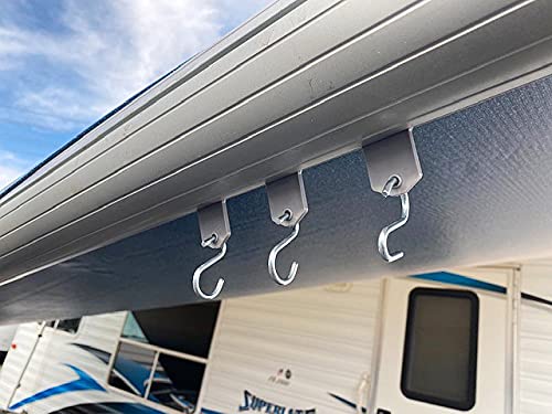 Awning Klips RV Designer M130 with S Hooks, RV Light Clips, 8 Per Pack