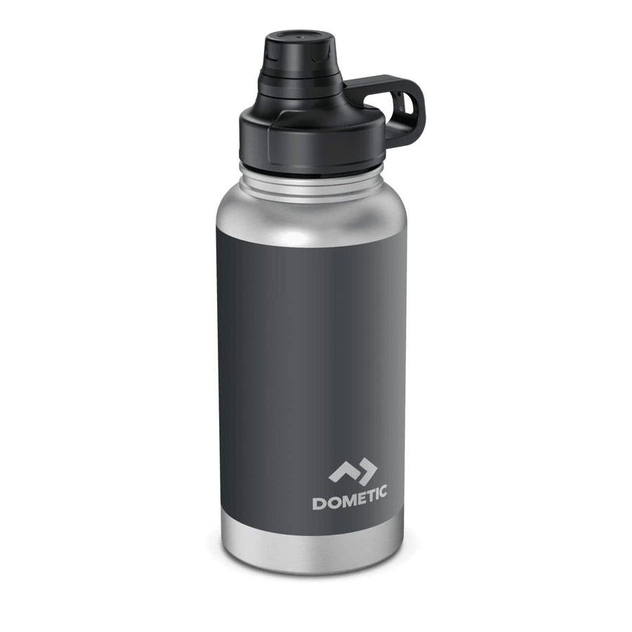 Dometic 32oz Stainless Steel Double-Wall Insulated Thermo Bottle with Sports Cap, Slate