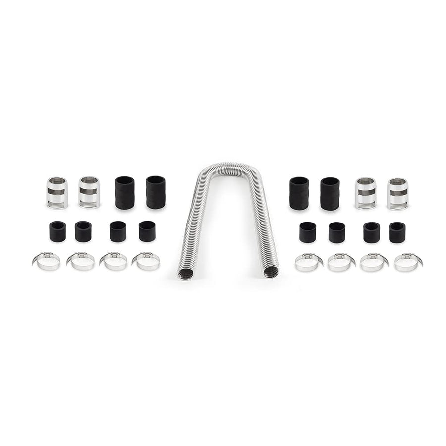 Mishimoto Universal Flexible Stainless Steel Radiator Hose Kit, 48”, Chrome MMAH-U48C