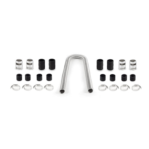 Mishimoto Universal Flexible Stainless Steel Radiator Hose Kit, 48”, Chrome MMAH-U48C