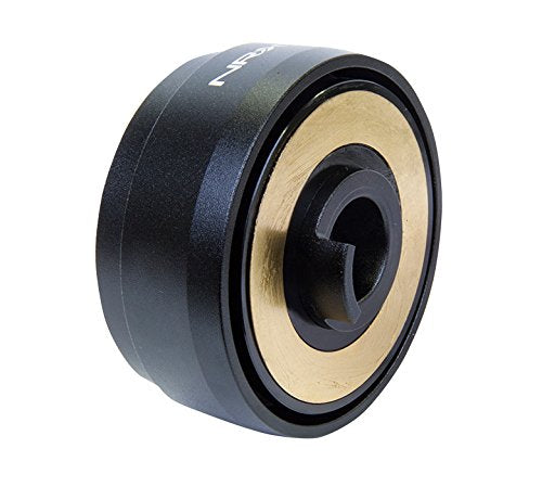 NRG Innovations Wheel NRG-SRK-186H Quick Release Short Hub Adapter 6 X 70mm Bolt Pattern, Retain Horn & Turn Signals, Black Body