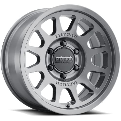 MR703 Bead Grip Method Race Wheels, 17x8.5, 0mm Offset, 6x5.5, 106.25mm Centerbore, Gloss Titanium, MR70378560800