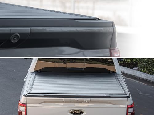 Armordillo RTX CoveRex Low Profile Hard Roll-Up Truck Bed Tonneau Cover|Compatible w/2004-2014 Ford F150 F-150/2006-2008 Lincoln Mark LT 6.5 Ft Bed|8723449|Aluminum Roll Up|Flush Mount|Truck Bed Cover