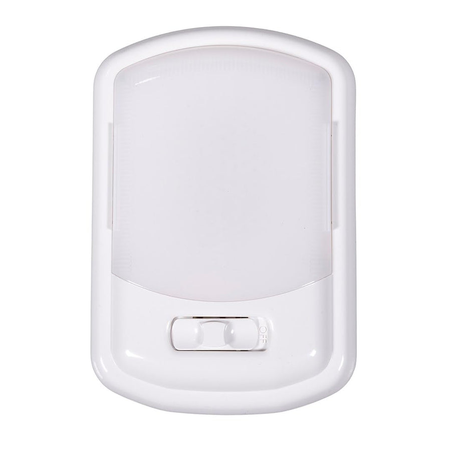 LED Ceiling Single Light Arcon Interior Light 20725N, White Lens, 7-1/4 Inch Length x 4.95 Inch Width, Bright White SMD LED, 12 Volt