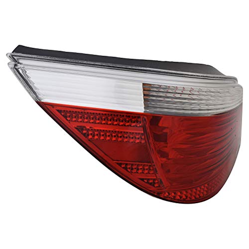 Left TYC Tail Light Assembly Compatible with 2004-2008 BMW 5 Series