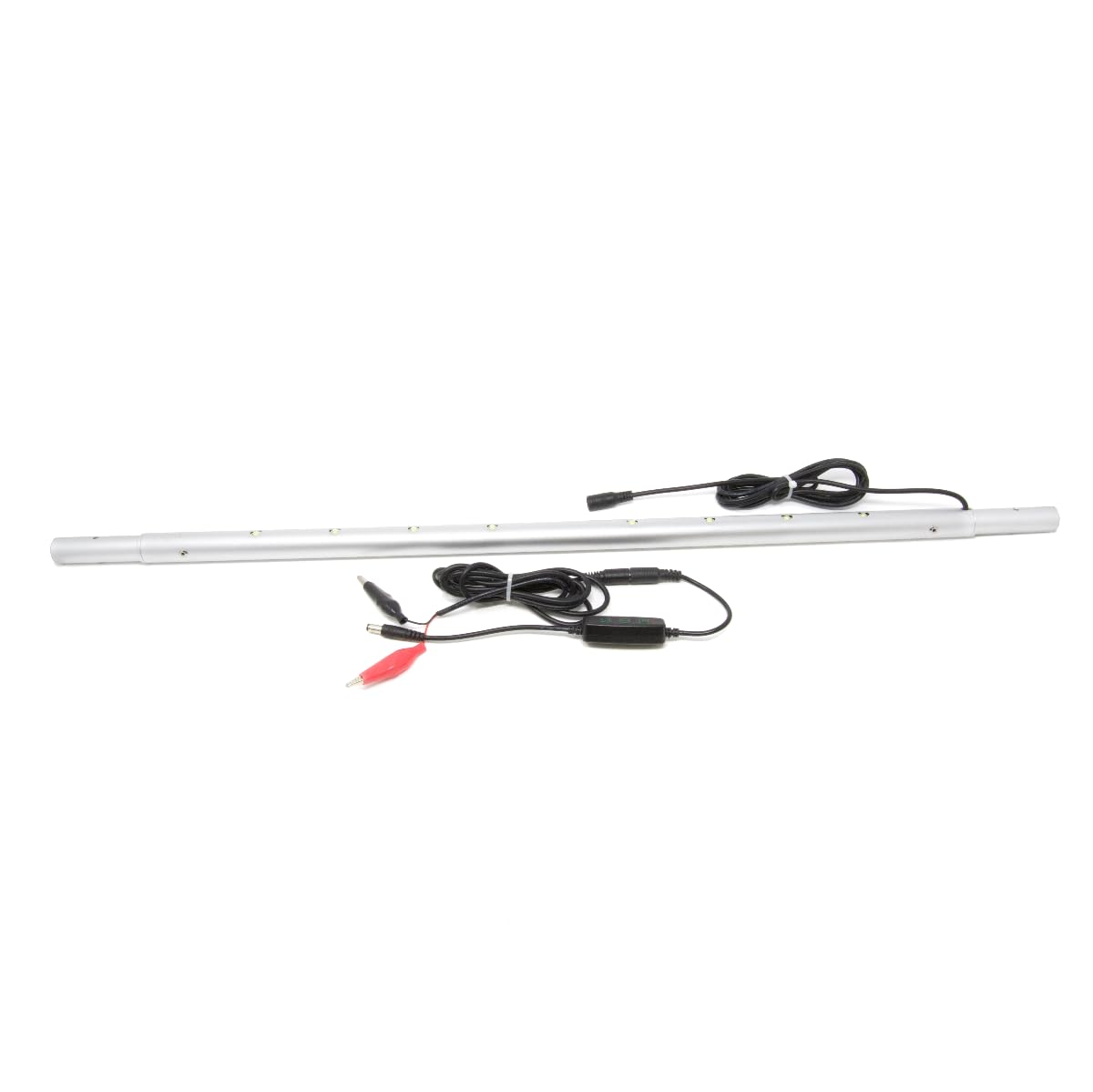 Mini Light Stick CLAM Outdoors for Ice Fishing Shelters – 130-600 Lumen Adjustable LED with Dimmer & 12-Foot Wire – Secure Mounting for Kenai, Scout, Runner & Blazer Fish Traps