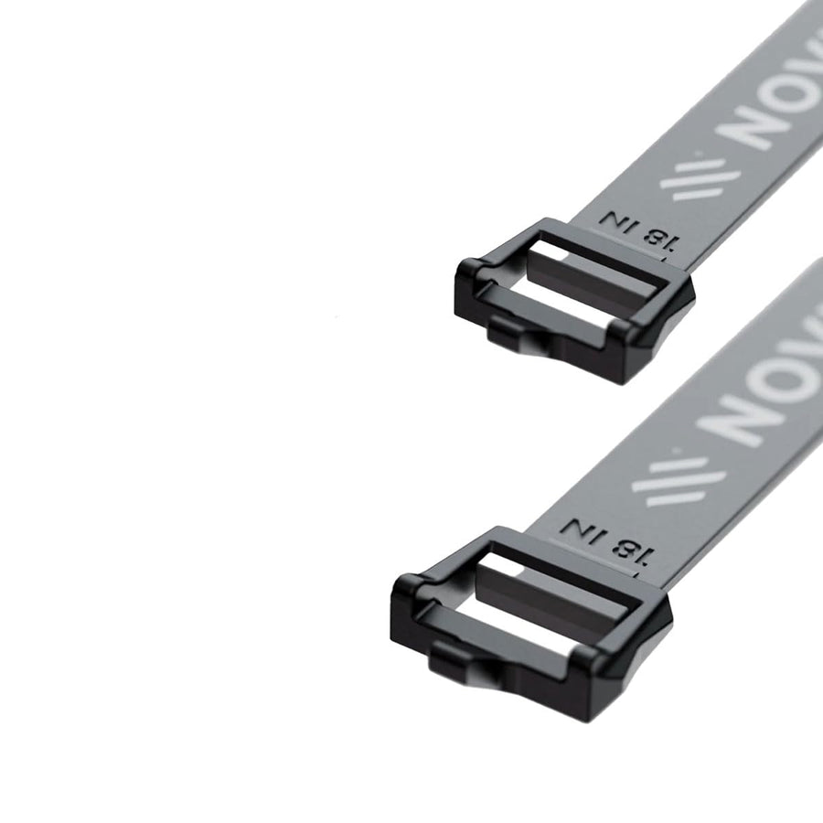 18" NOVIX (2 PK) QuickStraps - Versatile Straps for Securing Hunting Gear, Hang Trail Cameras, Secure Gear to ATVs, Motorbikes, and More!