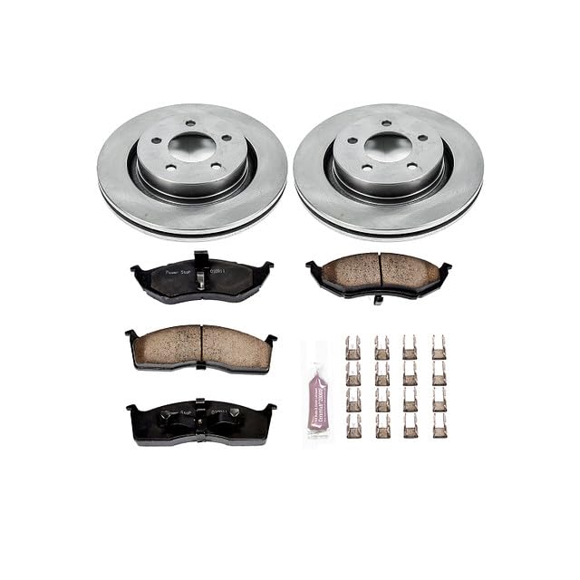 Power Stop Autospecialty KOE1700 Front Replacement Brake Kit-OE Brake Rotors & Ceramic Brake Pads