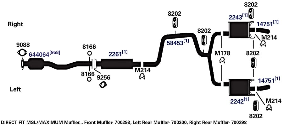 700300 AP Exhaust Products Muffler