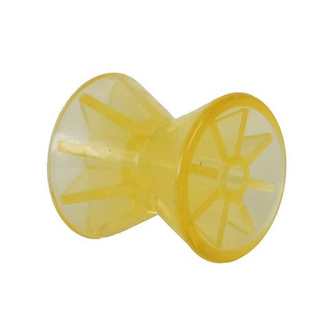 Bow Roller C.E. Smith - Yellow PVC - 4" x 1/2" ID