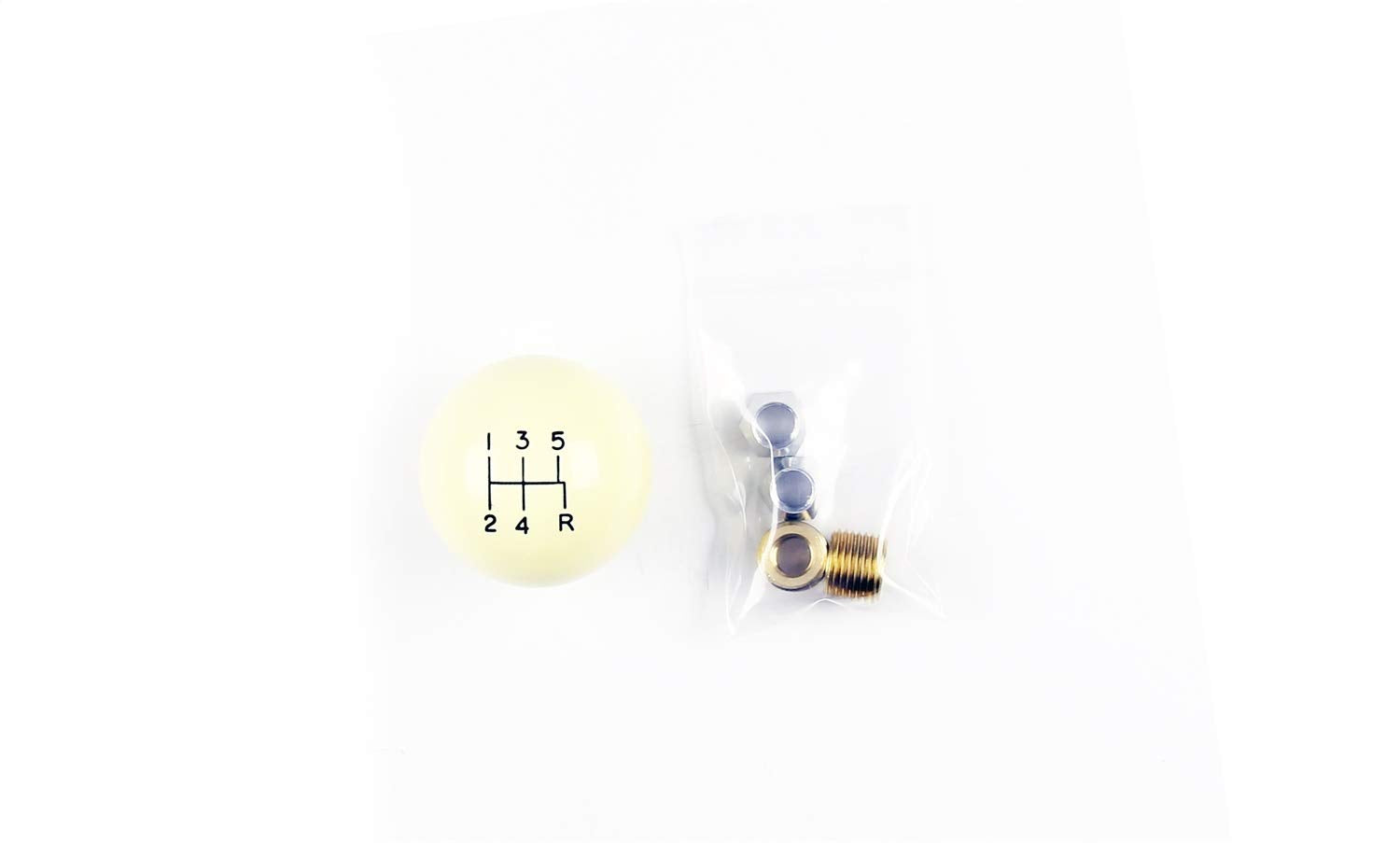 5-Speed Lokar Manual Shift Knob Ivory