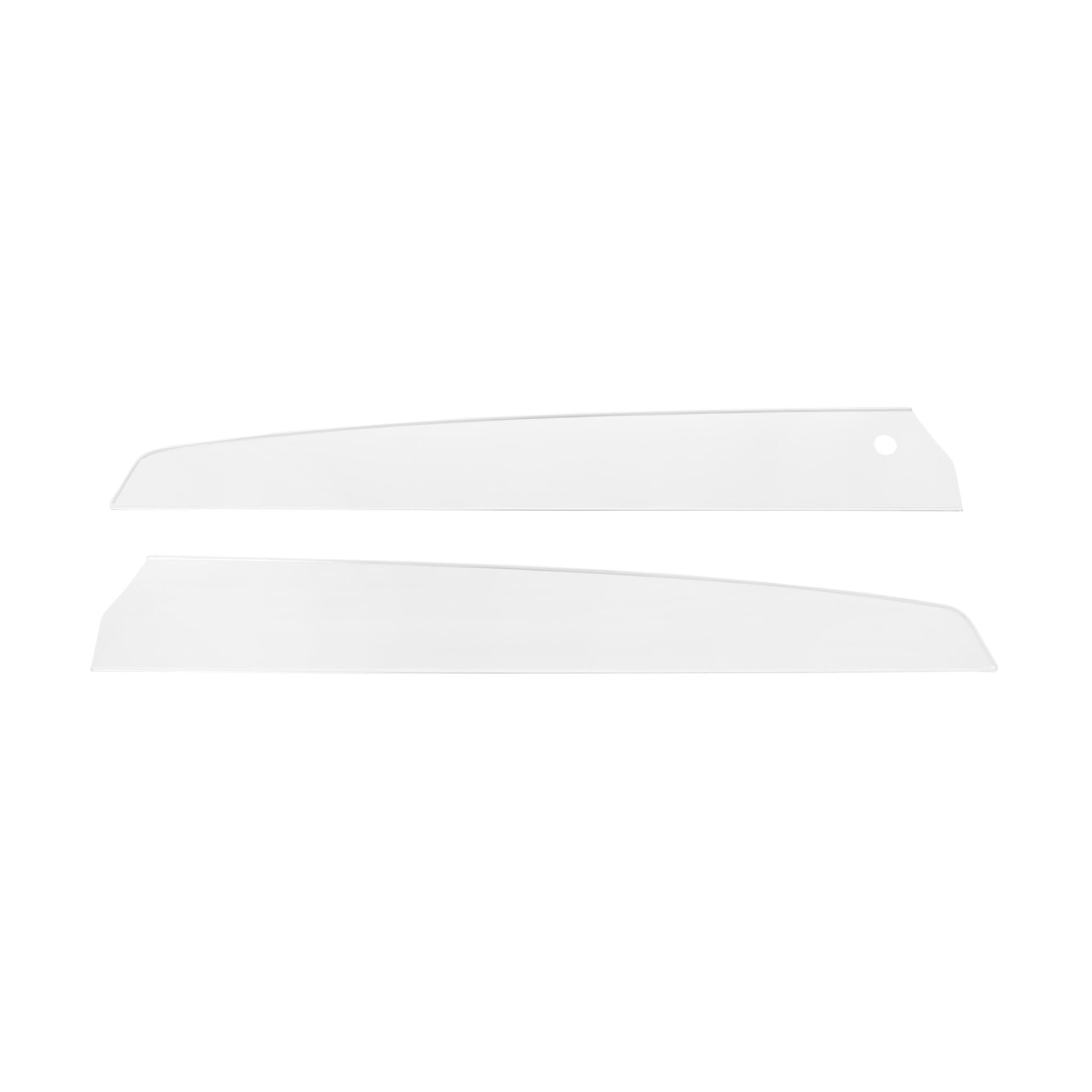 Deluxe Door Panel Inserts Scott Drake (Pair) in Brushed Aluminum, Compatible with 1967 Ford Mustang, Model C7ZZ-65237A22/3