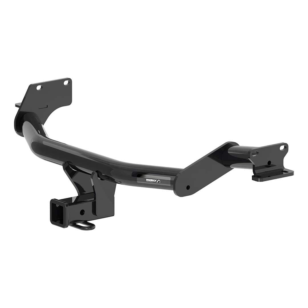 Husky Towing Class III 69641C Rear Trailer Hitch Fits Hyundai Palisade 2020-2025 Round Tube Welded 2 Inch Receiver 5,000 lbs Weight Capacity 750 lbs Tongue Weight Black Powder Coated Steel