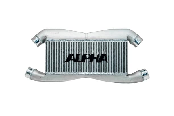 Front Mount Intercooler AMS GT-R Replacement For Stock IC Piping - With Logo