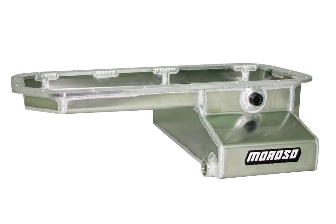 Moroso Aluminum Oil Pan 20937, Fits Toyota 2RZFE/3RZFE, Use w/External Oil Pump
