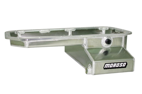 Moroso Aluminum Oil Pan 20937, Fits Toyota 2RZFE/3RZFE, Use w/External Oil Pump