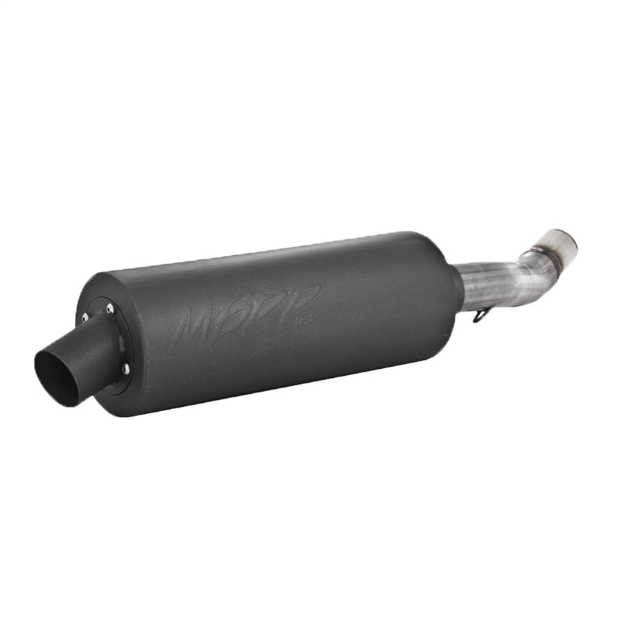 MBRP Slip-On Straight Core Exhaust Made of Black-Coated Aluminized Steel | Fits Can-Am Renegade 500/Renegade 800 2007-2011 | Moderate Sound | AT-6205SP