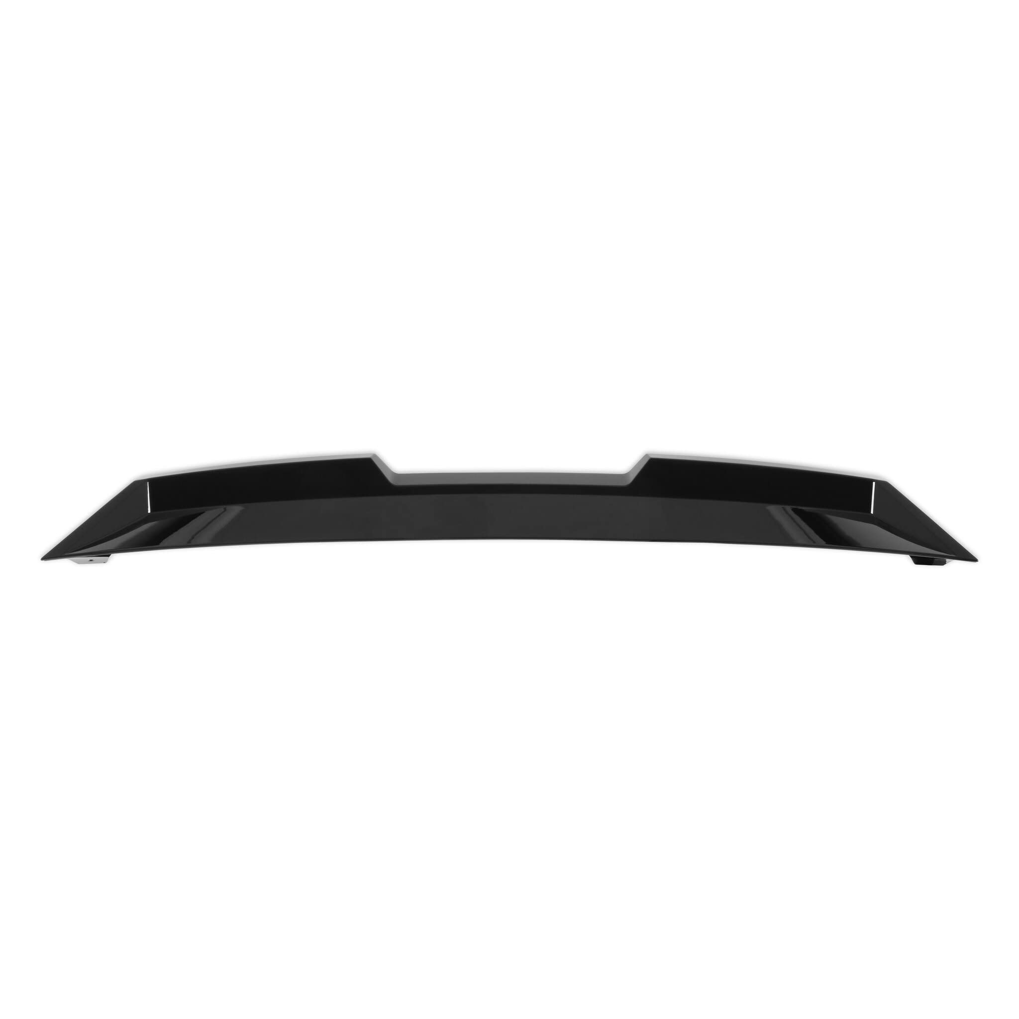 CV-C8R190001-PACM Drake Muscle Cars Rear Wicker Bill Spoiler - Carbon Flash Metallic