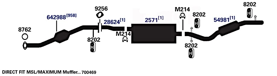 Exhaust Pipe AP Exhaust Products 28624