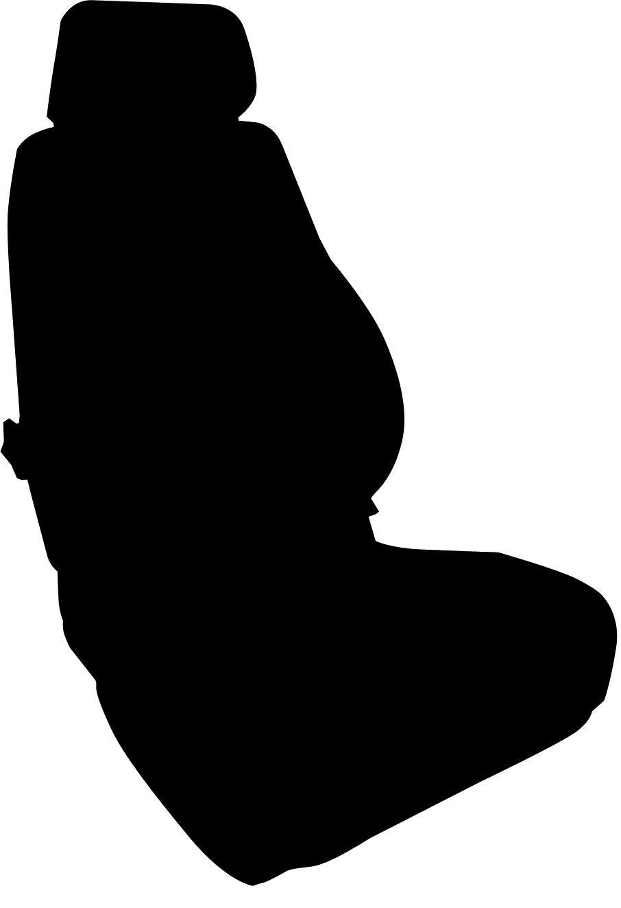 Black Velour ProCar by Scat 80-1200-61L Elite Lumbar Recliner Left Seat