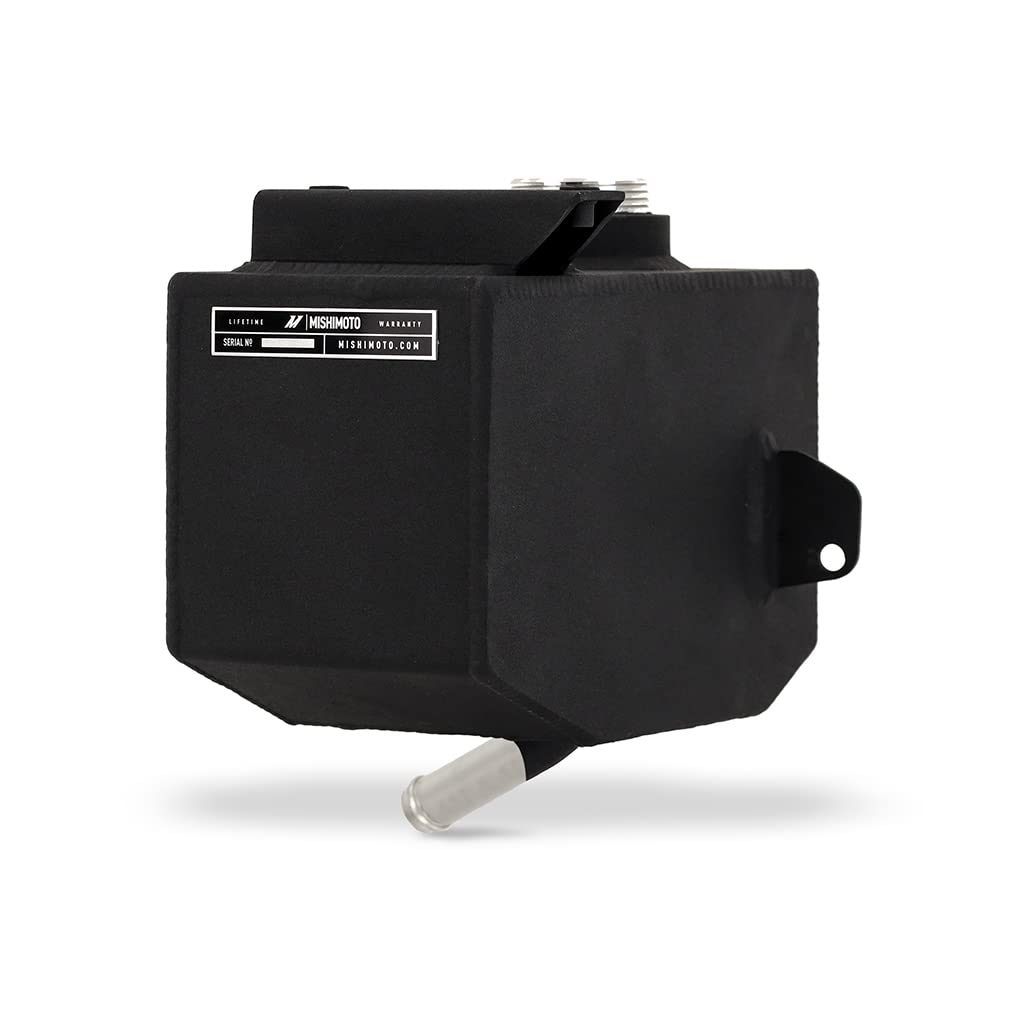Mishimoto Coolant Expansion Tank Black Compatible with 2021+ Ford Bronco 2.3L/2.7L, Micro Wrinkle