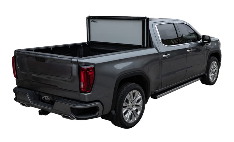 Stance LOMAX Hard Tri-Fold Cover; Black Urethane Finish; Single Rail; w/CarbonPro Box;