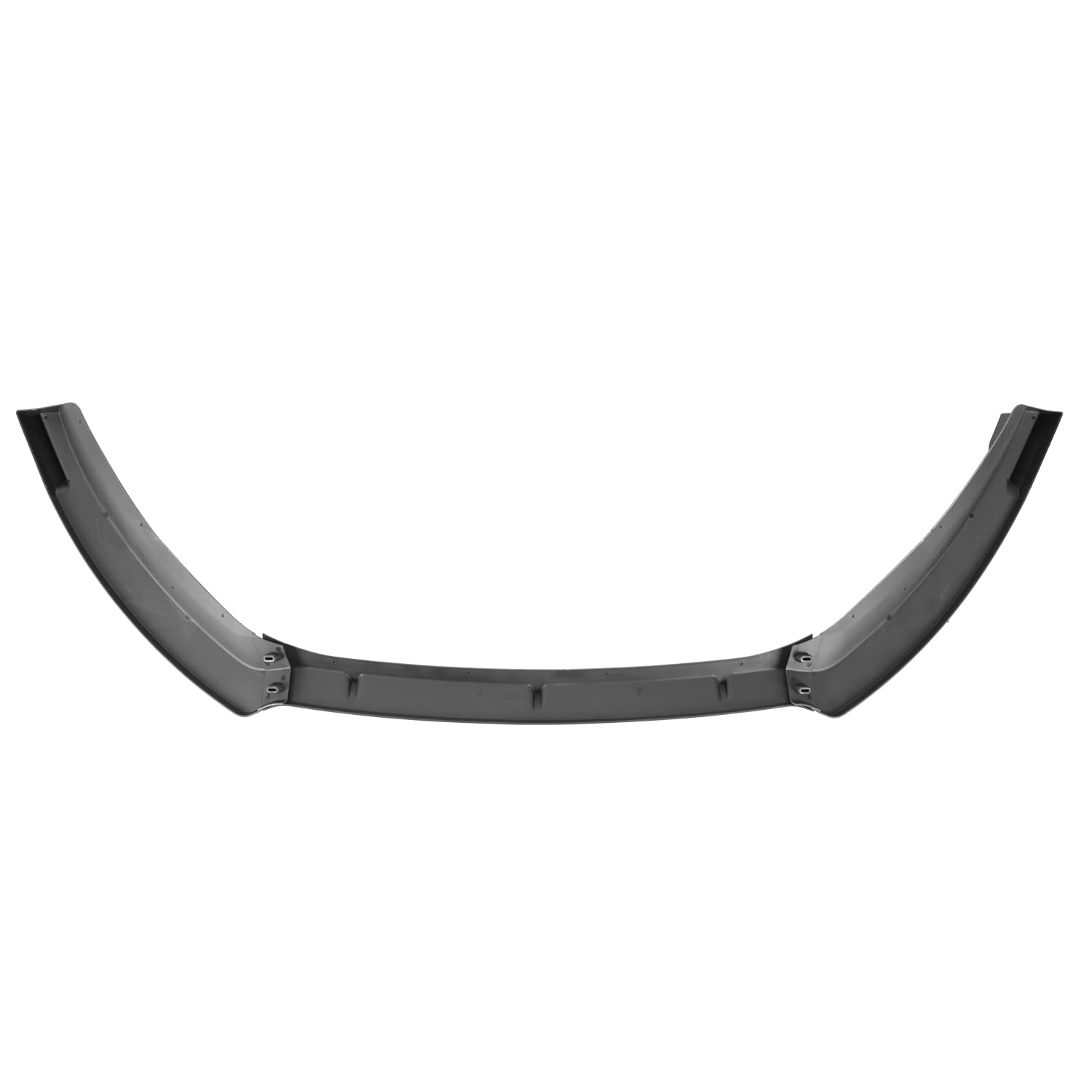 Front Bumper Lip Spoiler Splitter Spec-D Tuning Glossy Black Compatible with 2014-2019 Ford Fiesta S SE Titanium