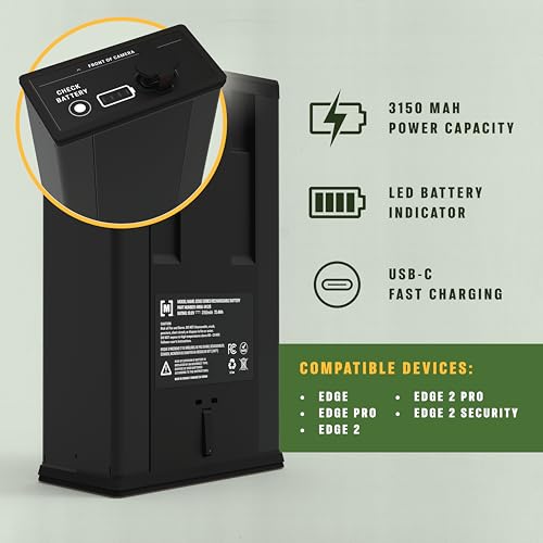 Moultrie Rechargeable Lithium-Ion Battery Pack Power Mag - Battery Pack for Edge Series Cameras - 3100mAh - Never Buy AA Batteries Again
