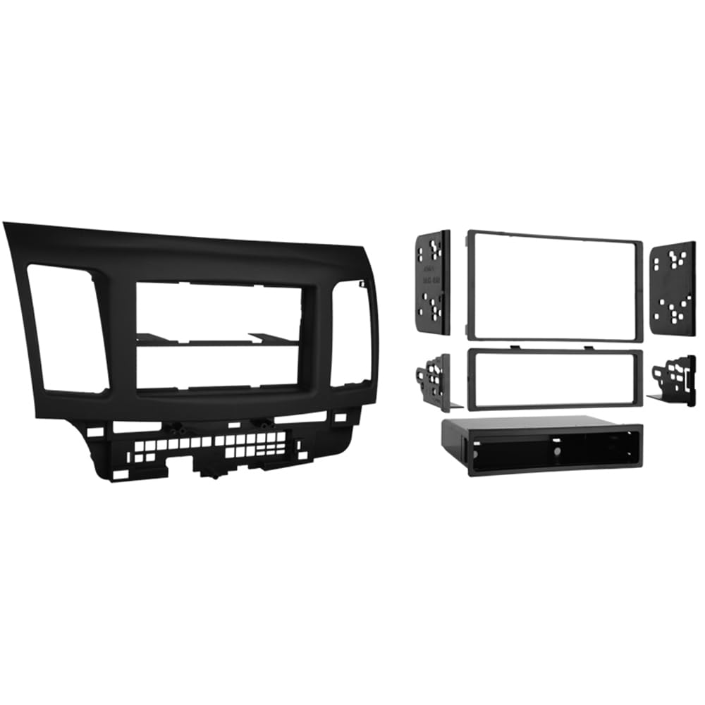 METRA Electronics 99-7011 Dash KIT FITS Single OR Double-DIN Radio 2008-2017 Mitsubishi Lancer
