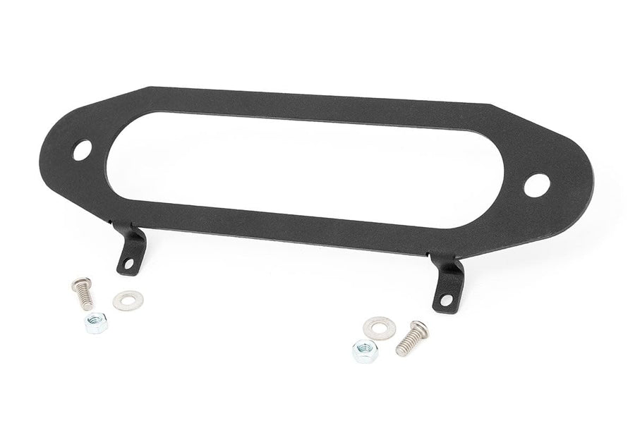 Hawse Fairlead - RS138, Black Rough Country Winch Fairlead License Plate Mount