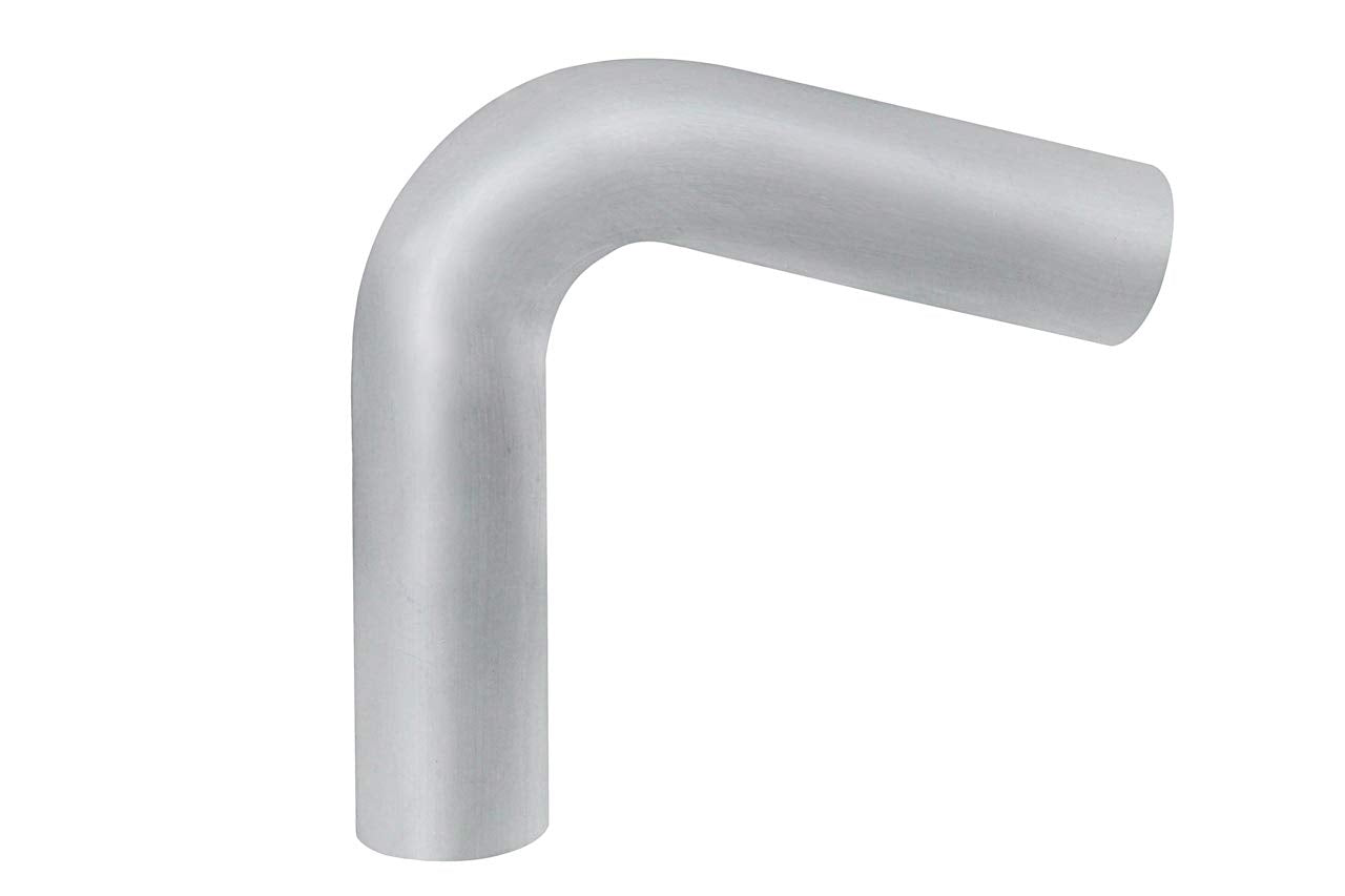 HPS 6061 AT100-400-CLR-4 Aluminum Elbow Pipe Tubing, 16 Gauge, 100 Degree Bend, 4" OD, 0.065" Wall Thickness, 4" Center Line Radius
